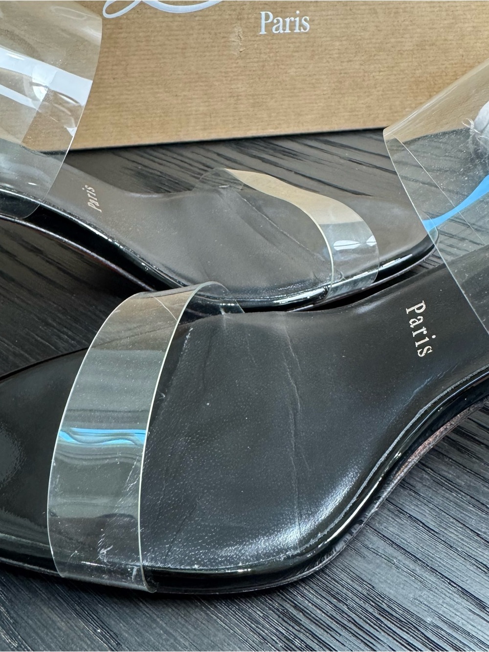 Christian Louboutin Just Nothing 55 Sandals Black 39 - Picture 6 of 10